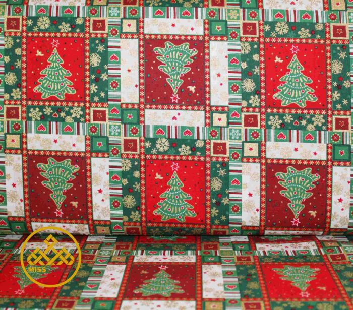 algodón navidad, patchwork